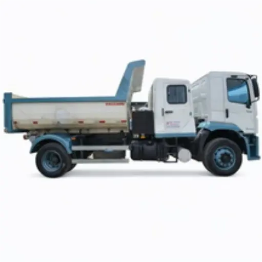 Caminhão Basculante com Cabine Suplementar